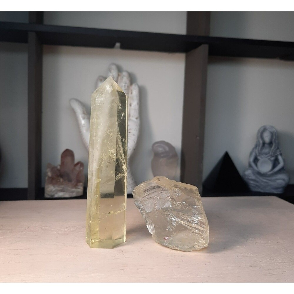 Rainbow Citrine Quartz Crystal Set - Picture 4 of 8